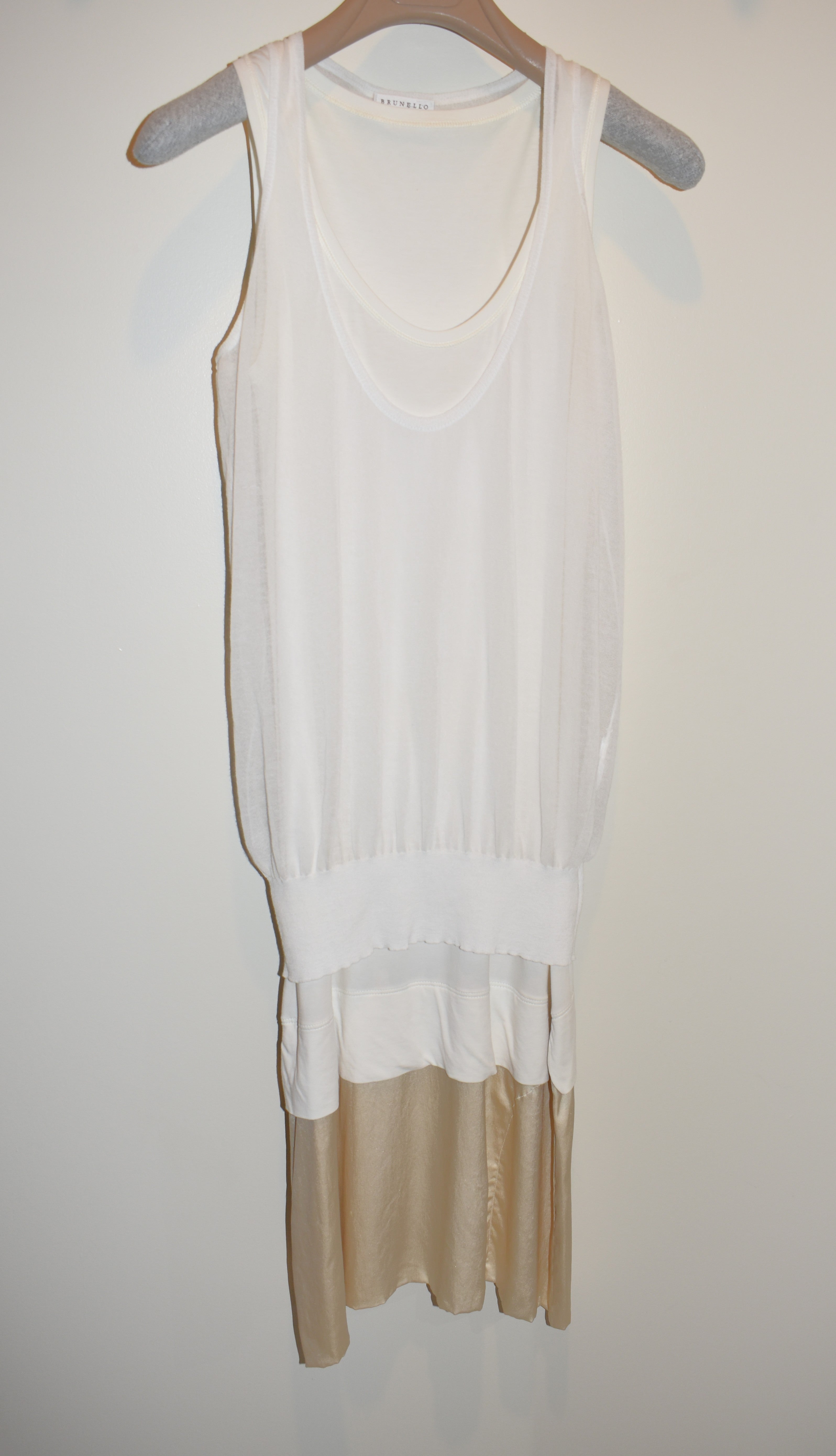 Brunello Cucinelli Lightweight Cotton Sleeveless Dress Size 4