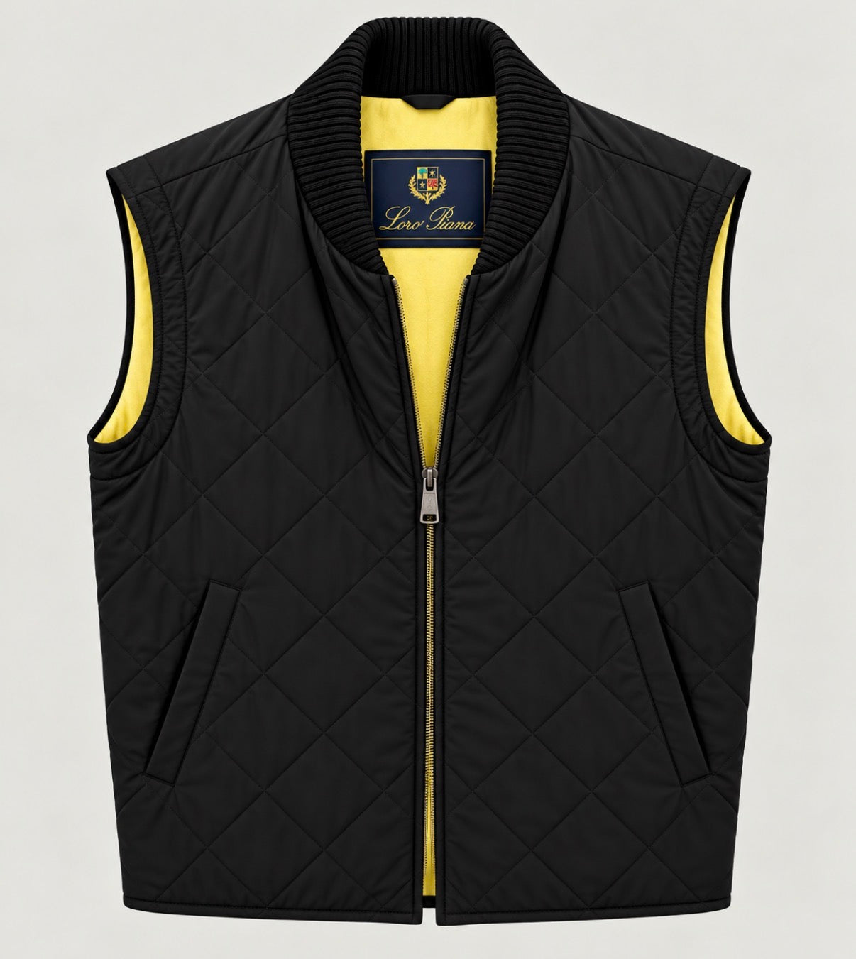 Loro Piana Black Storm System Women’s Quilted Vest