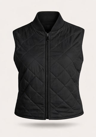 Loro Piana Black Storm System Quilted Vest Size XL