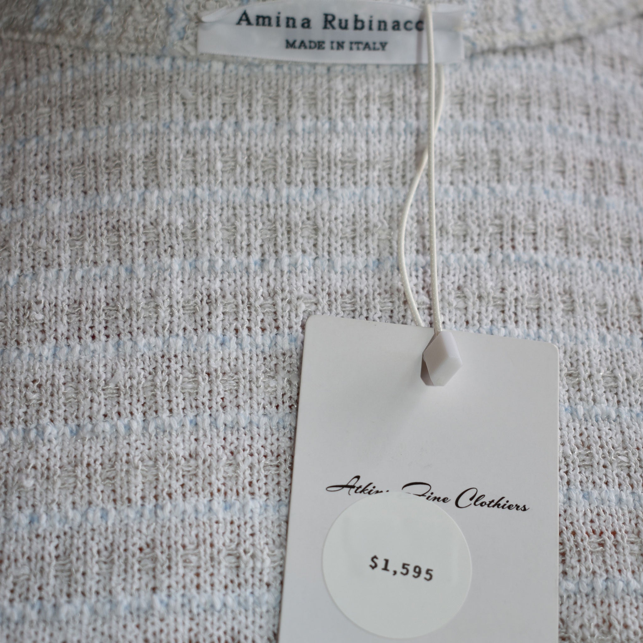 Amina Rubinacci Grey Sweater Jacket