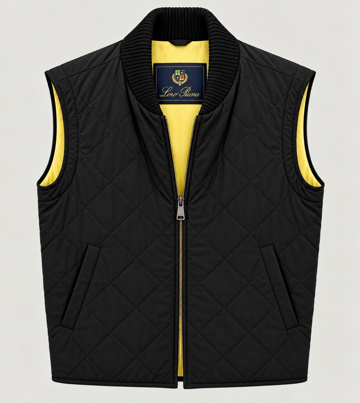 Loro Piana Black Storm System Women’s Quilted Vest