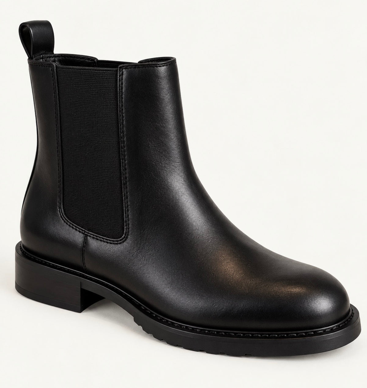 Palomitas Barcelona Black Calfskin Women's Chelsea Boots